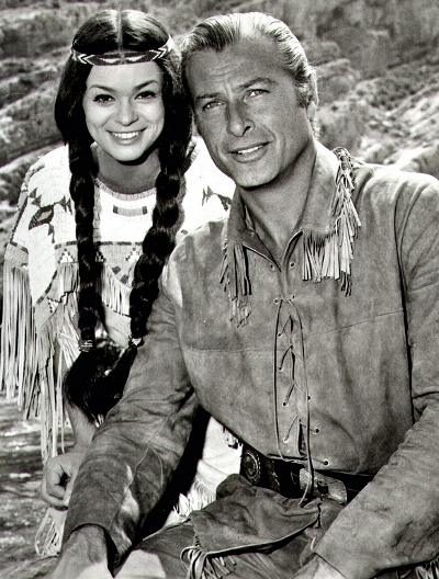 Marie with Lex Barker